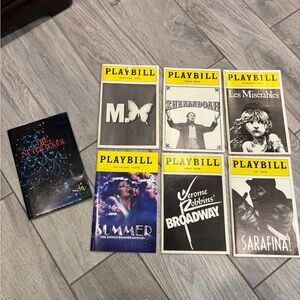 Lot of 7 Broadway Playbills